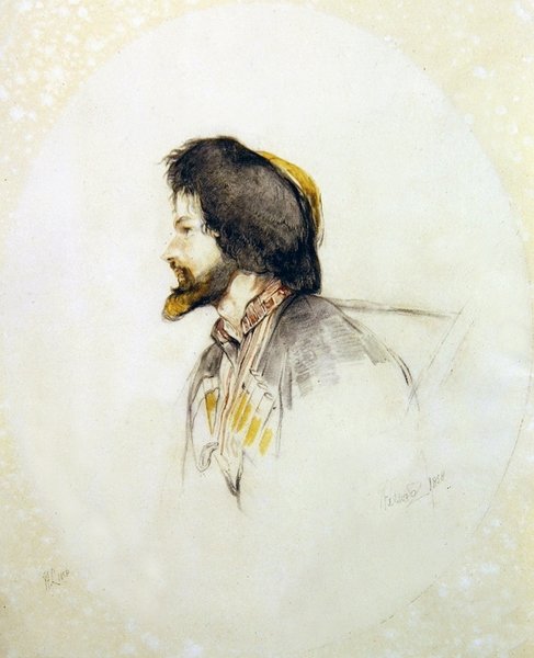 Egy keleti úriember portréja alkotó: John Frederick Lewis
