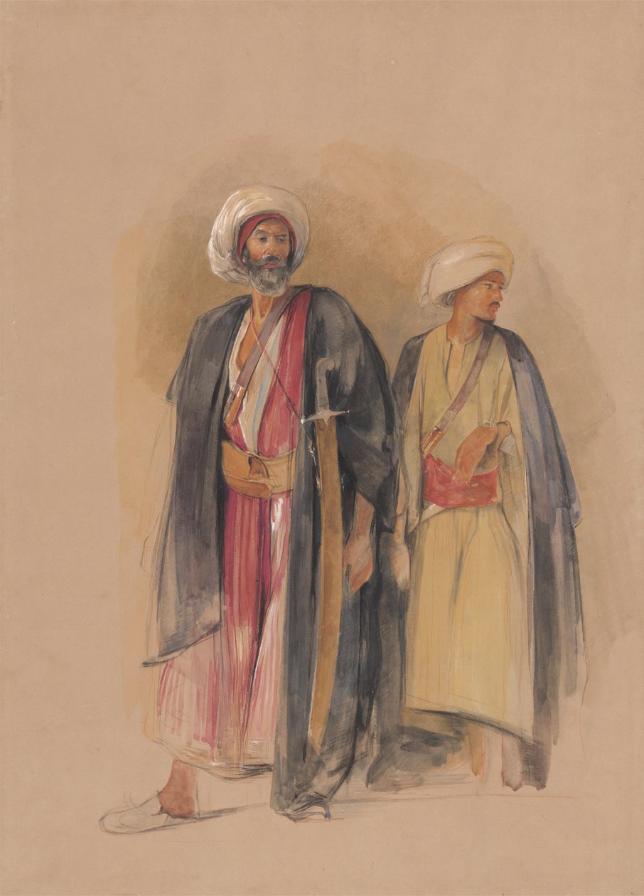 Sejk Husszein, Gebel Tor és fia alkotó: John Frederick Lewis