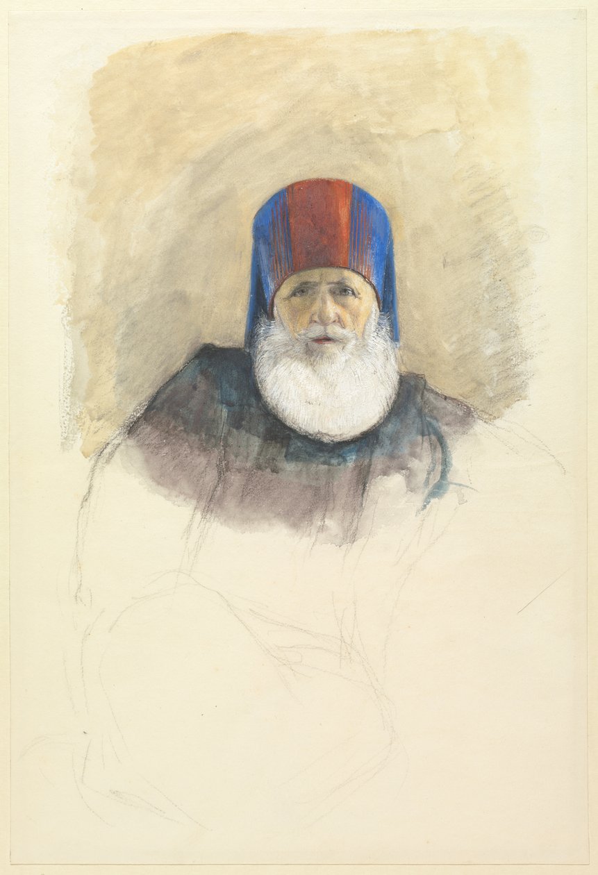 Tanulmány Mehmet Ali Pasha számára alkotó: John Frederick Lewis