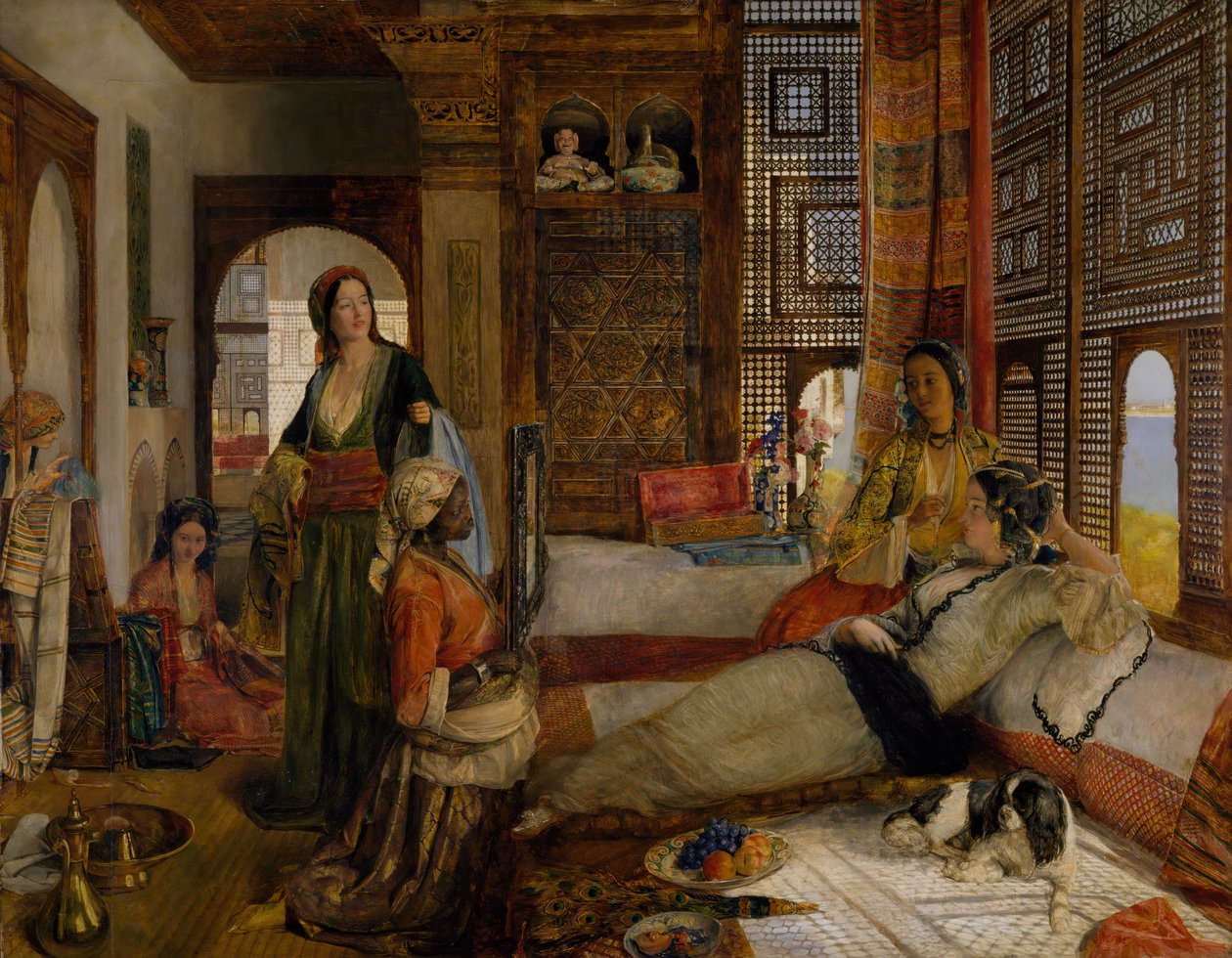 A hárem, 1876. alkotó: John Frederick Lewis