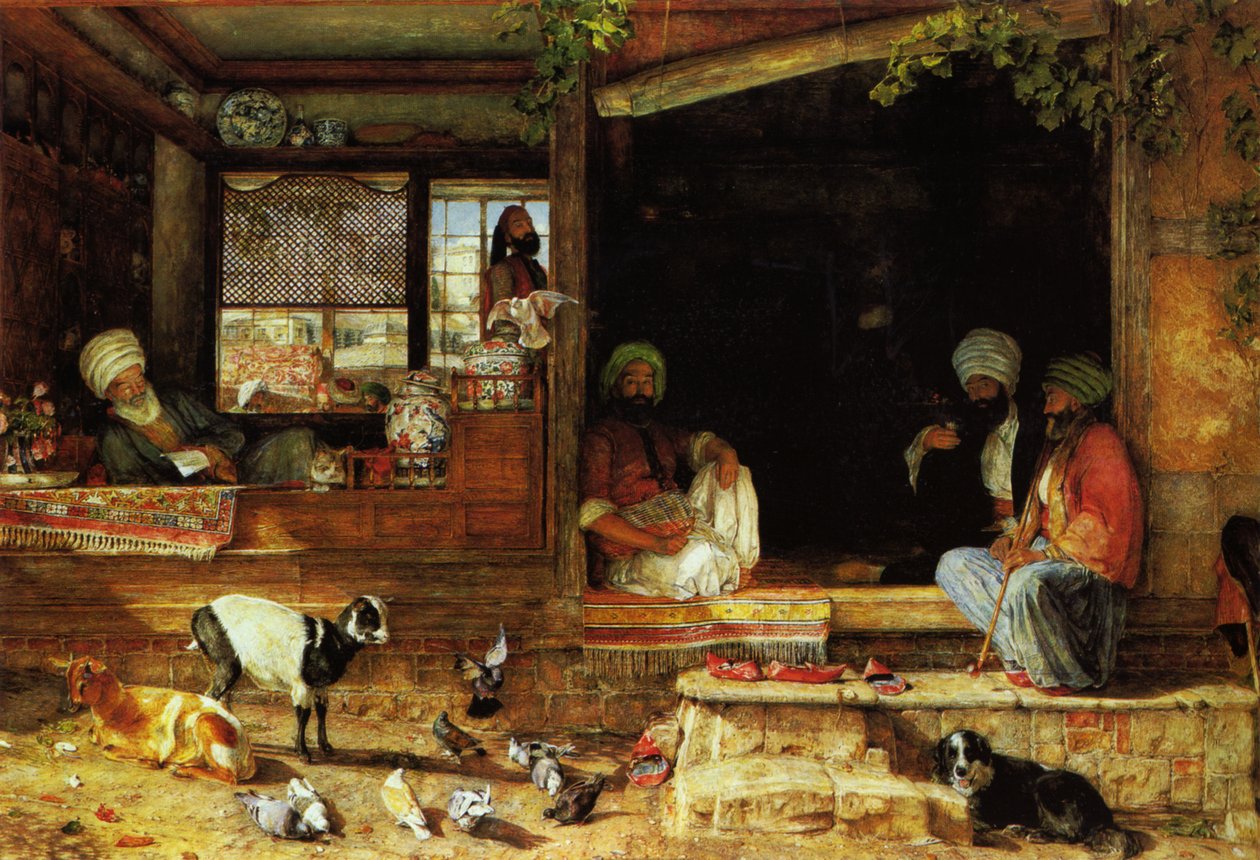 The Kibab Shop, Scutari, Ázsia minor alkotó: John Frederick Lewis