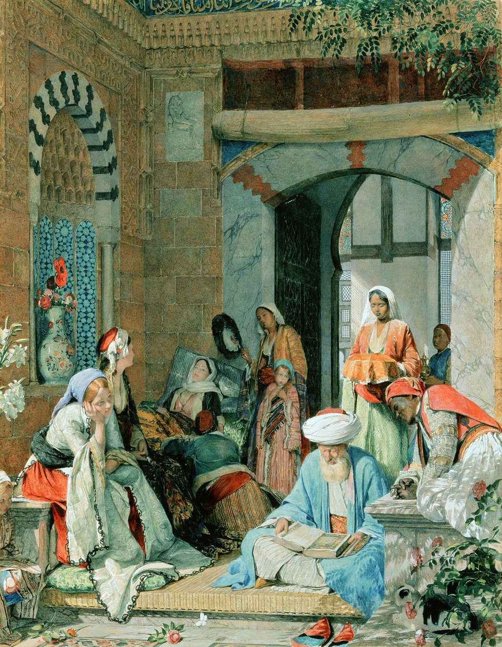 A hívek imája meggyógyítja a betegeket alkotó: John Frederick Lewis