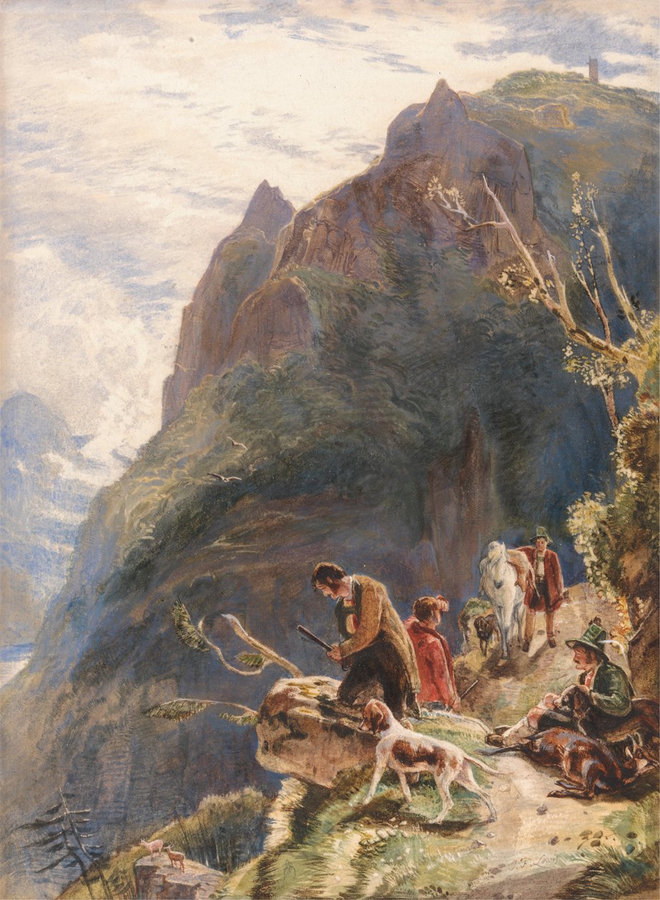 Tiroli vadászok alkotó: John Frederick Lewis