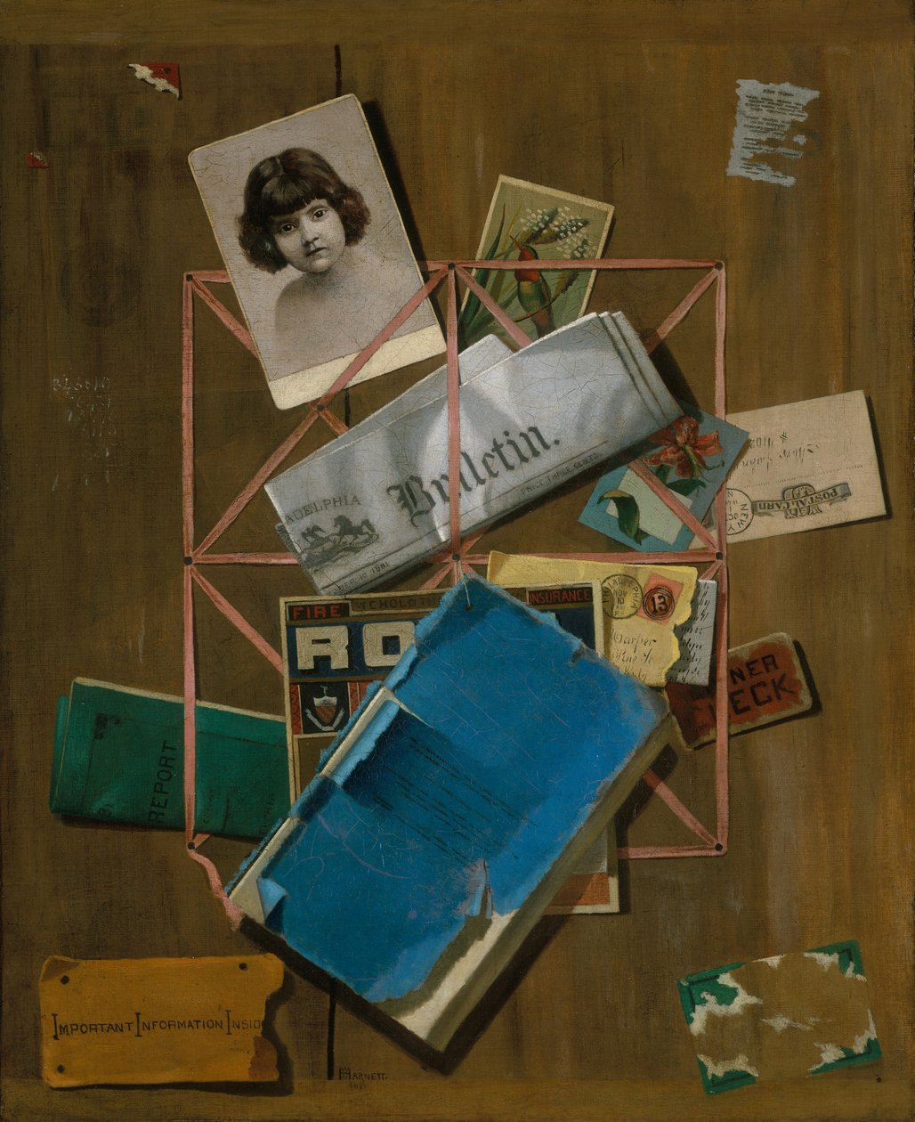 Régi szuvenírek, kb. 1881-1901. alkotó: John Frederick Peto