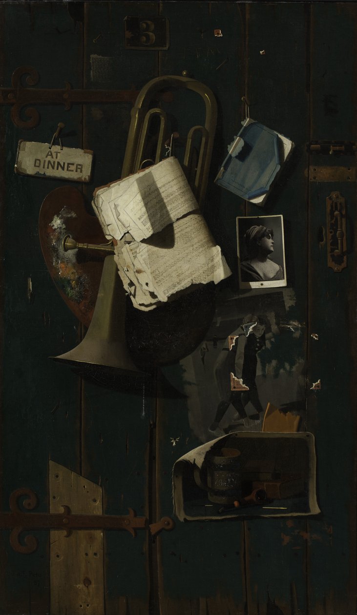 Hétköznapi tárgyak a művészek kreatív elméjében, 1887 alkotó: John Frederick Peto