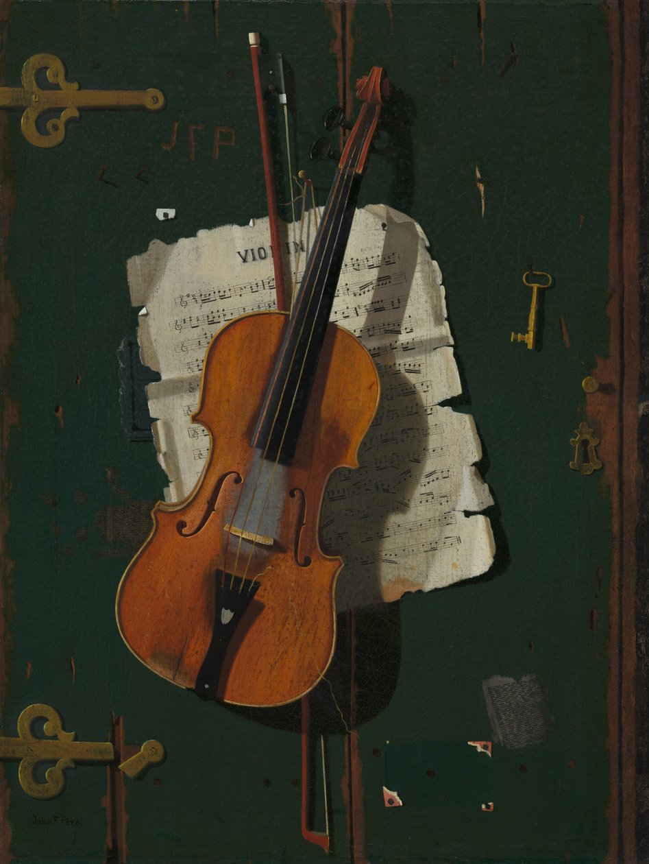 A régi hegedű alkotó: John Frederick Peto