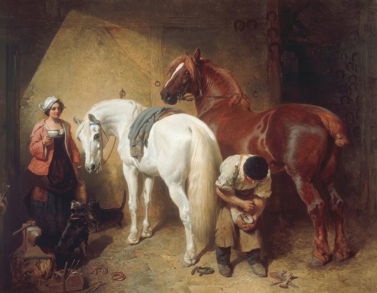 Cipős Imaum alkotó: John Frederick Herring Senior