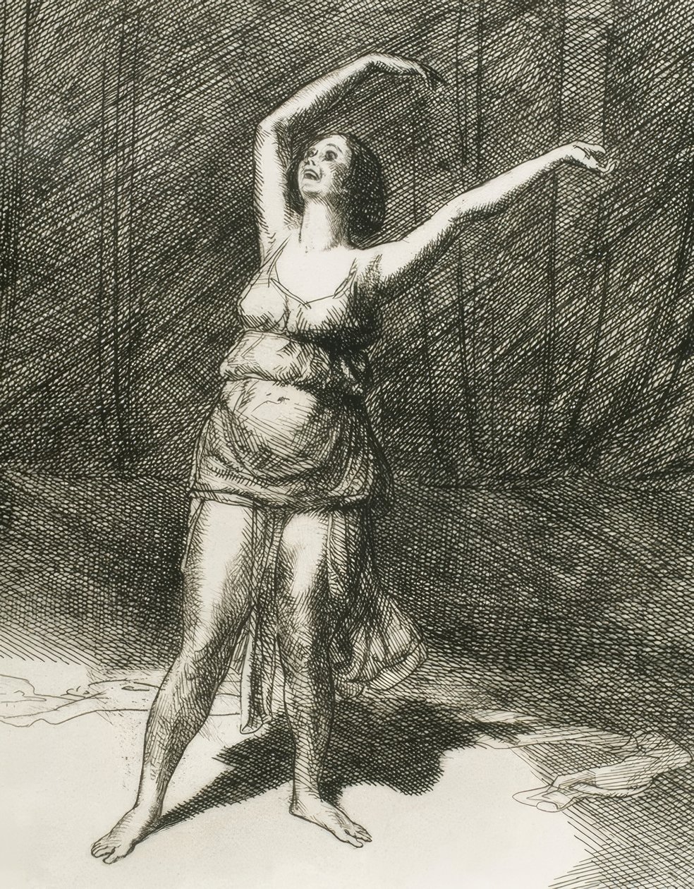 Isadora Duncan alkotó: John French Sloan