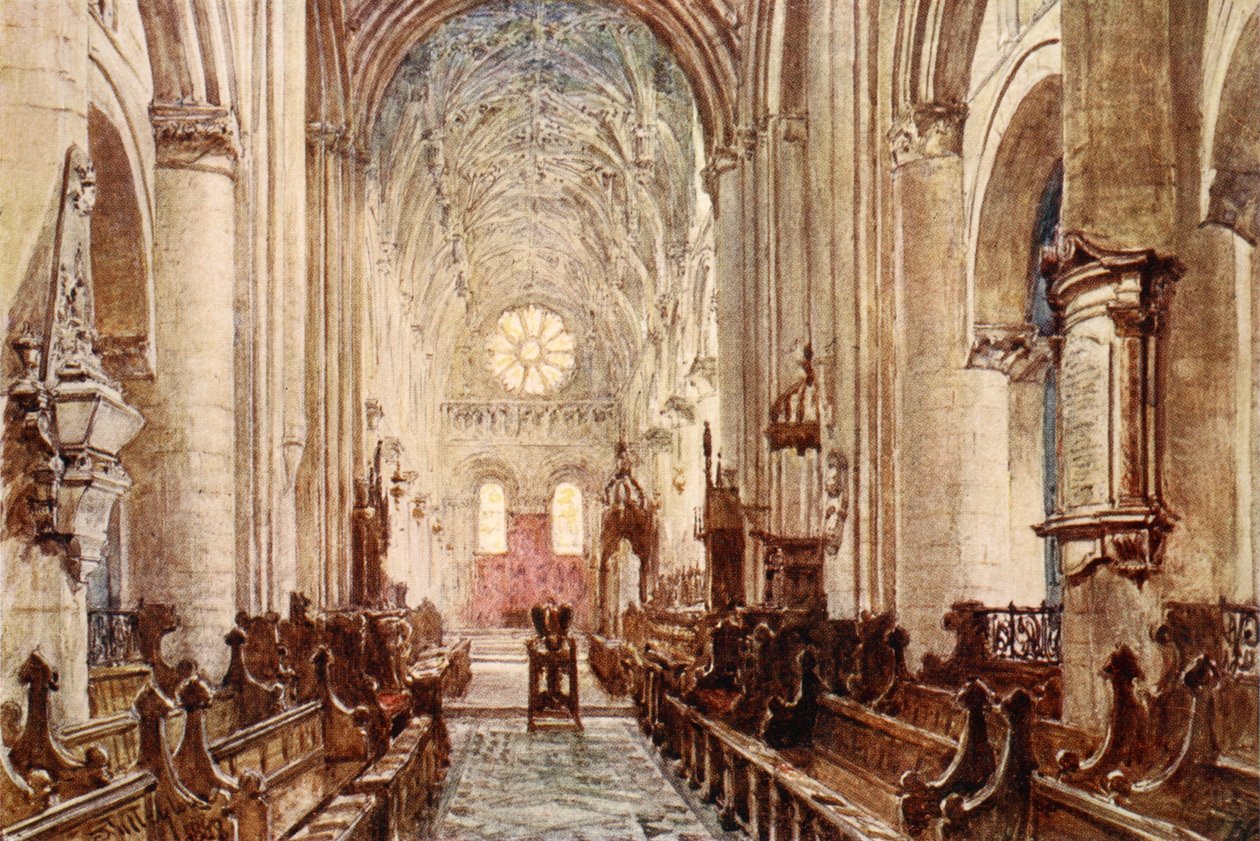 A Krisztus-székesegyház belseje, 1903 alkotó: John Fulleylove