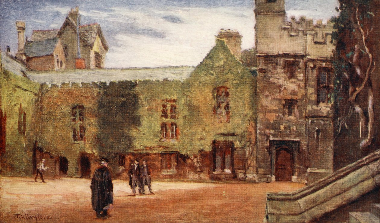 Merton College és St. Alban Hall, 1903 alkotó: John Fulleylove