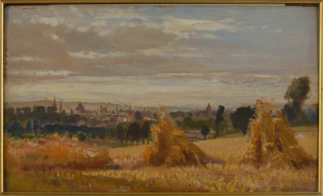 Oxford (olaj a panelen) alkotó: John Fulleylove