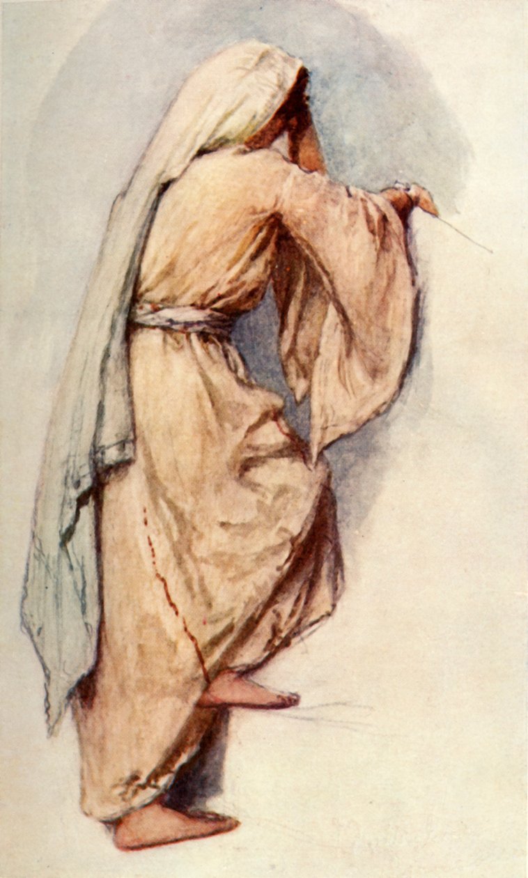 Tanulmány a szíriai nők ünnepi ruháiról, 1902. alkotó: John Fulleylove