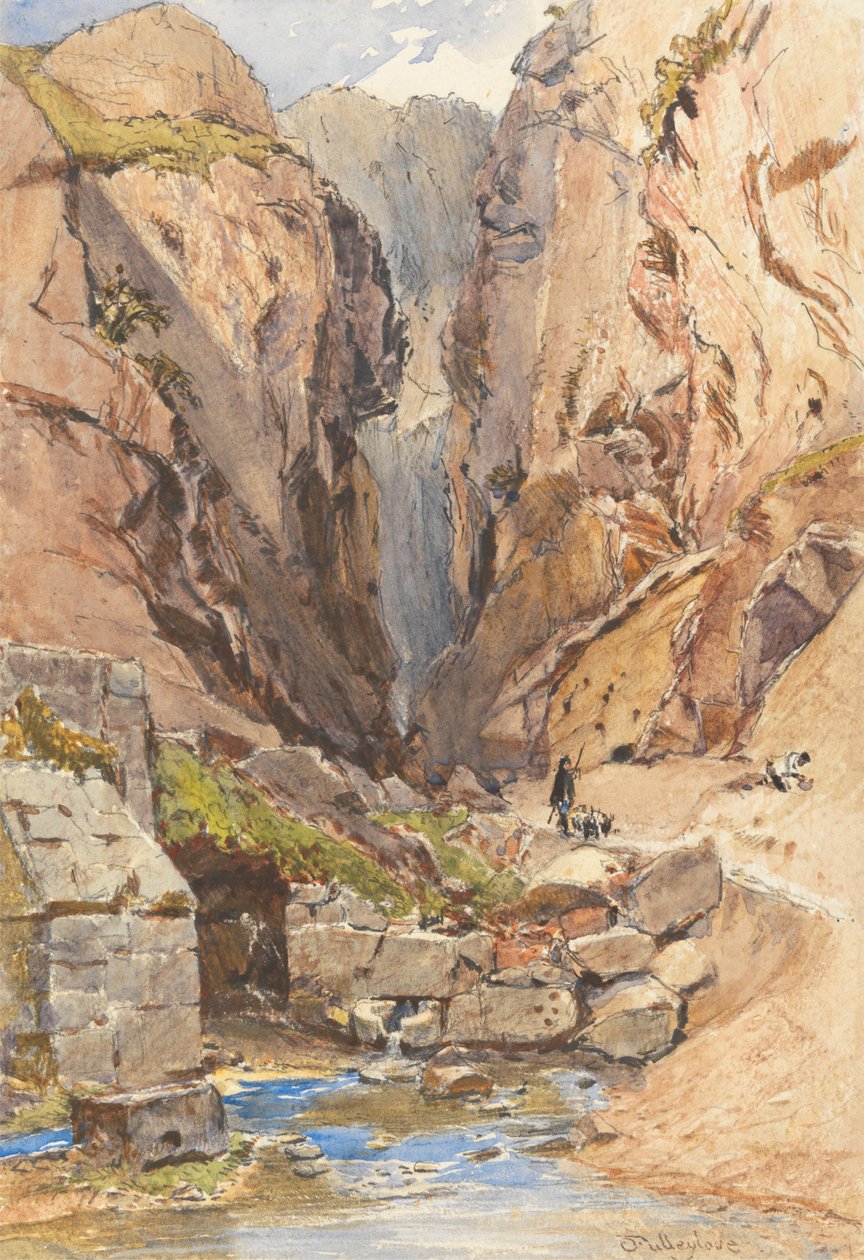 A Castalian Spring, Delphi alkotó: John Fulleylove