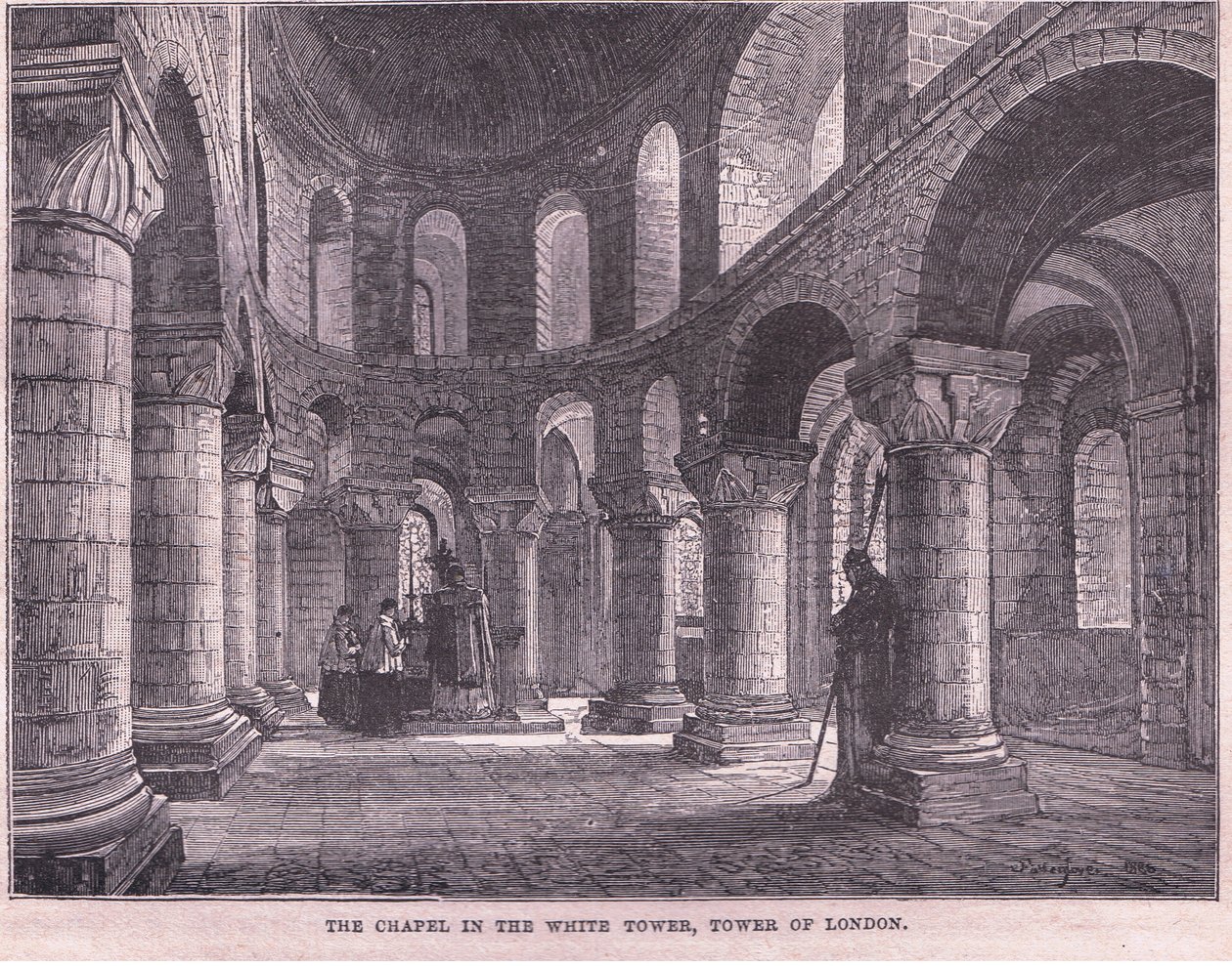 A kápolna a Fehér toronyban, a londoni Tower alkotó: John Fulleylove