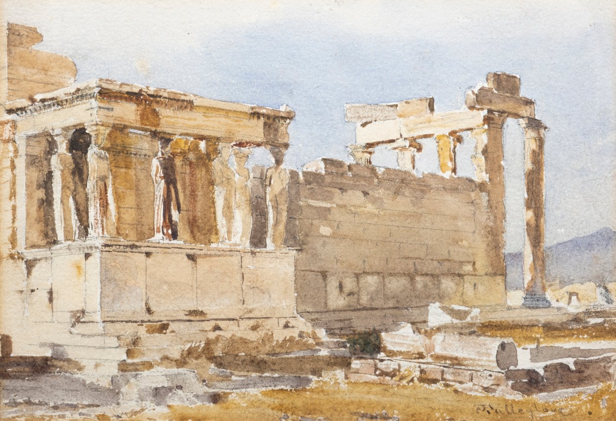 Az Erechtheum (akvarell) alkotó: John Fulleylove