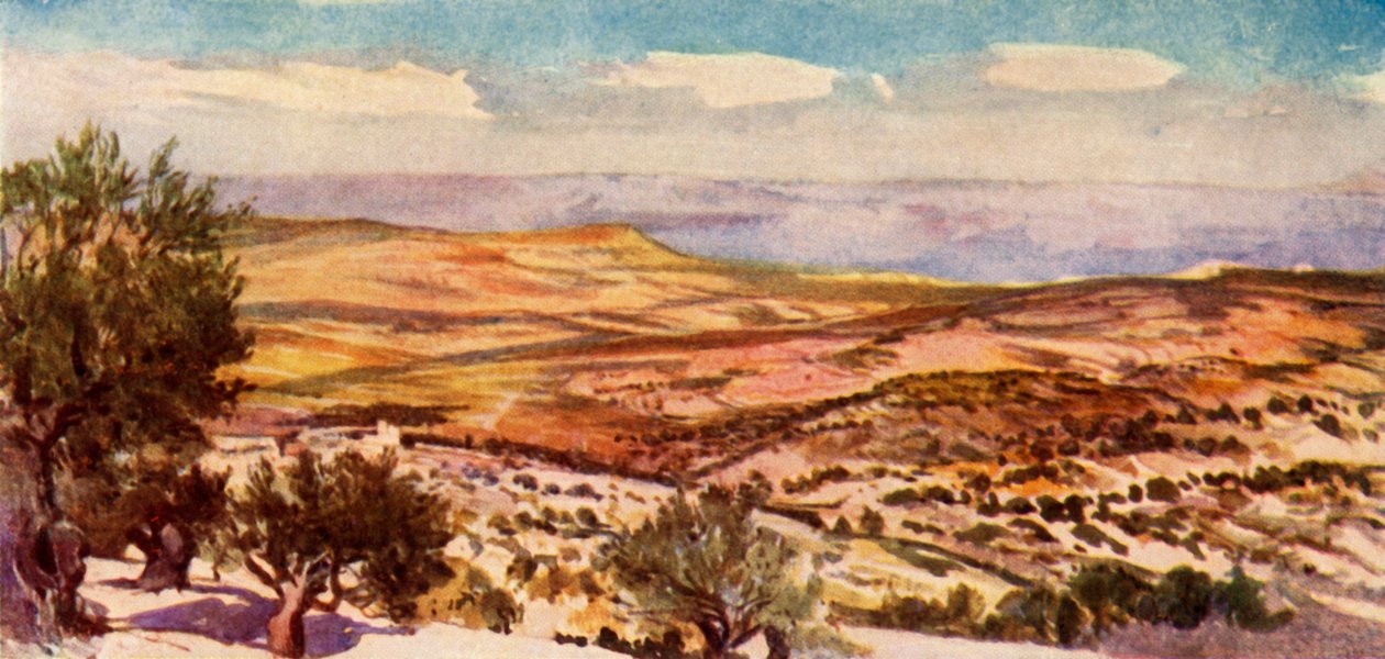 Ruth és Boáz mezői Betlehem mellett, 1902. alkotó: John Fulleylove
