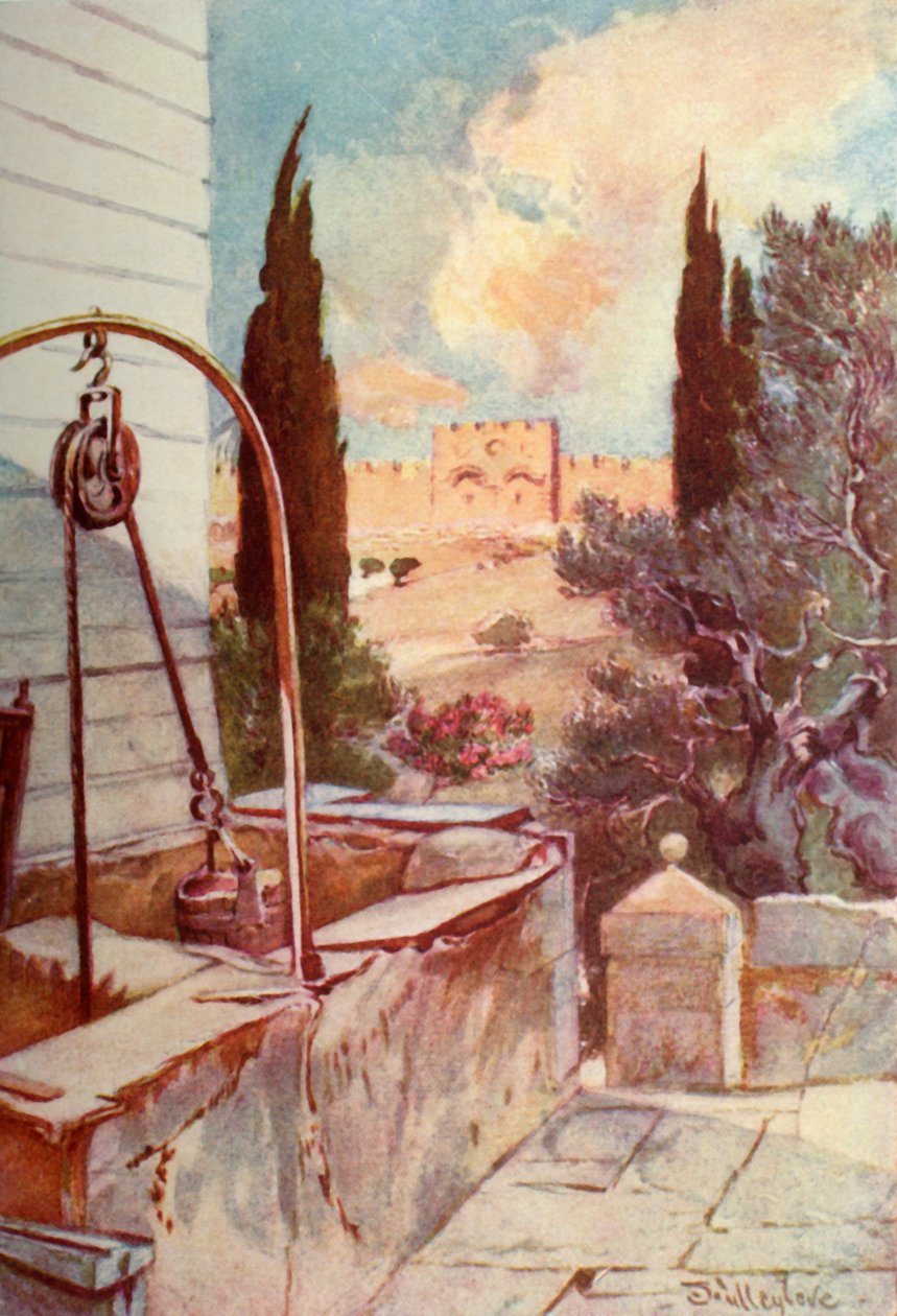 Az arany vagy szép kapu a Gecsemáné kertből, 1902. alkotó: John Fulleylove