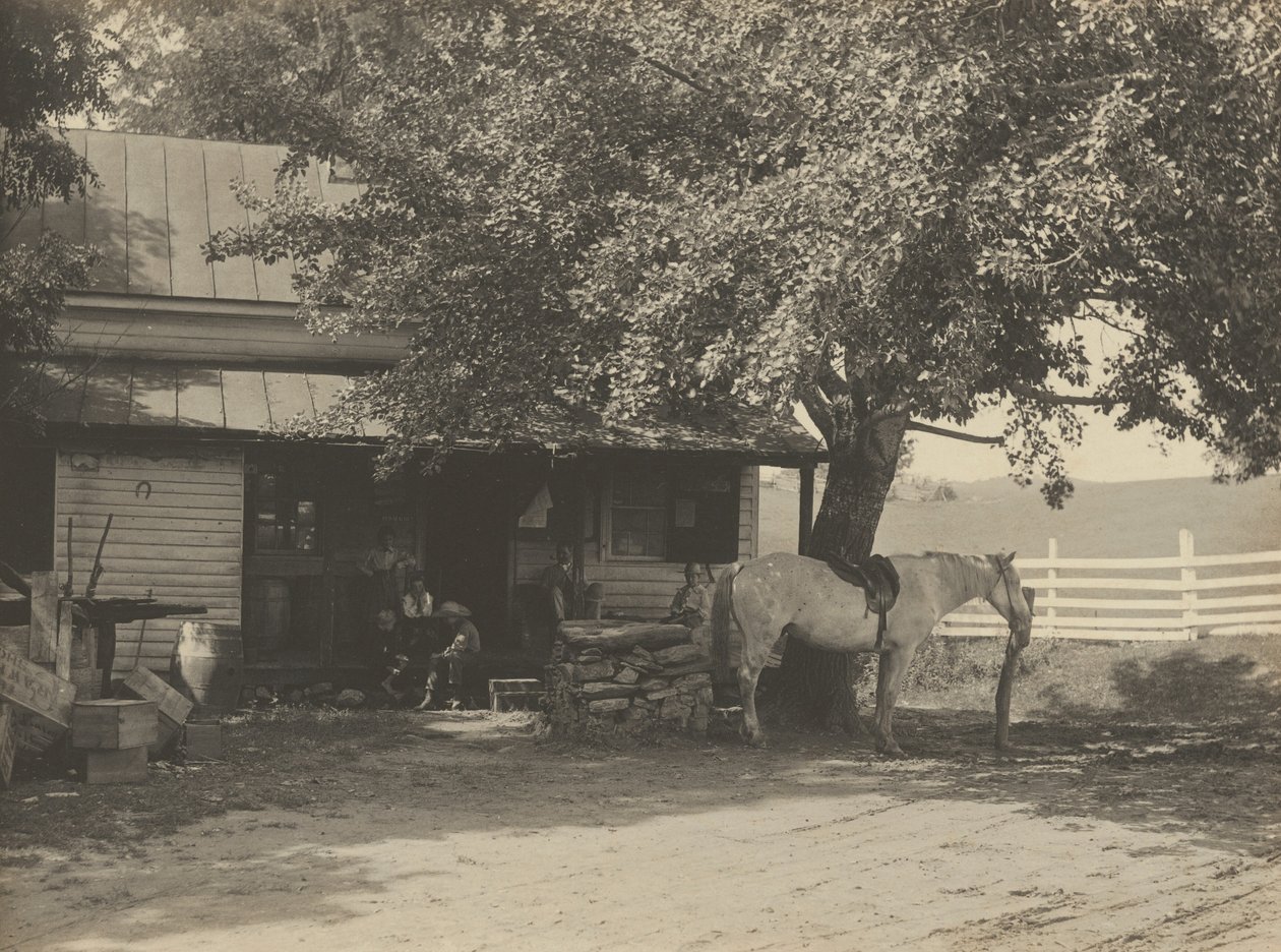 Tájház és posta,1890-1900 (fotó) alkotó: John G. Bullock