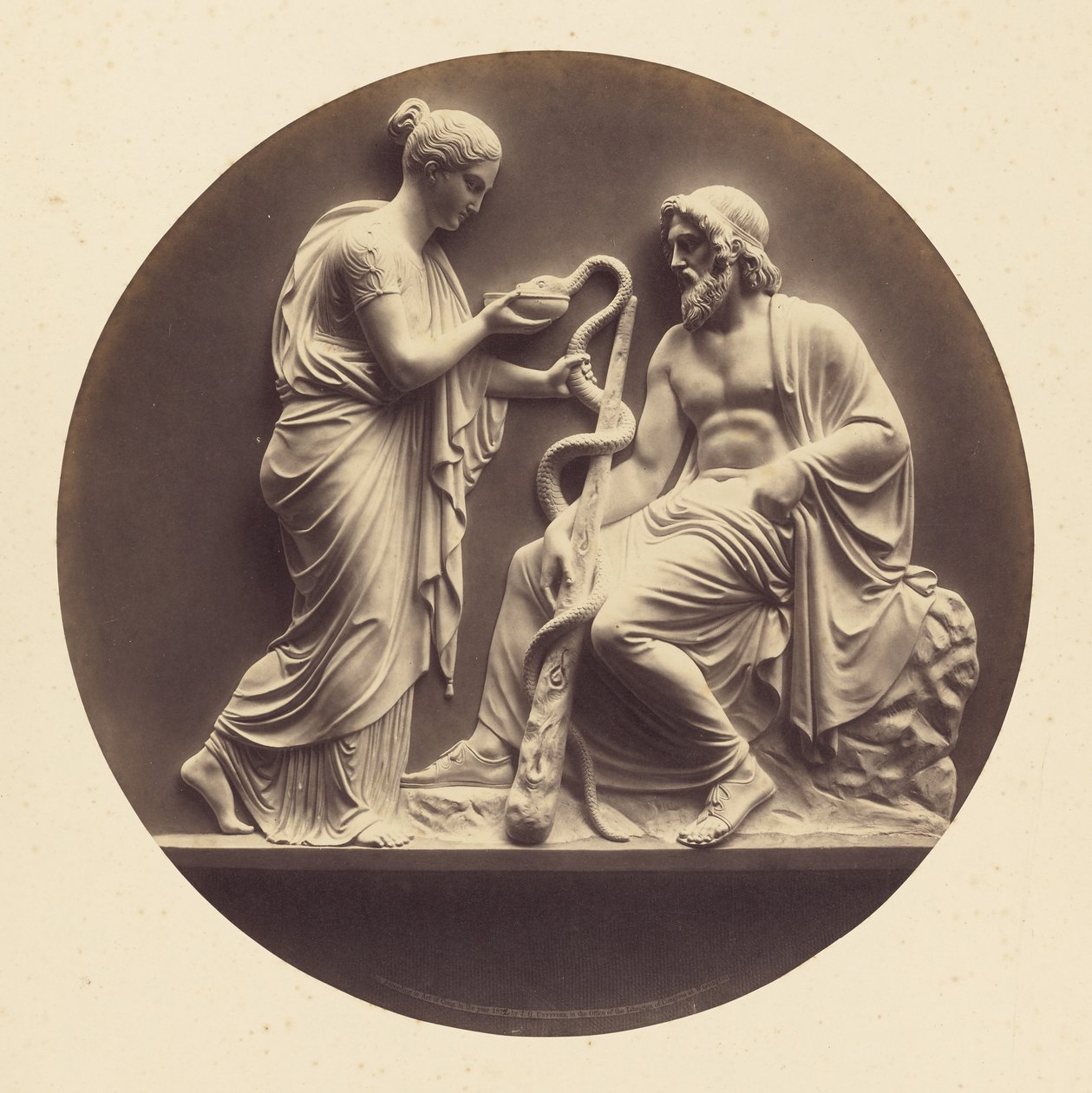 [Hygieia és Aesculapius] alkotó: John G. Unnevehr