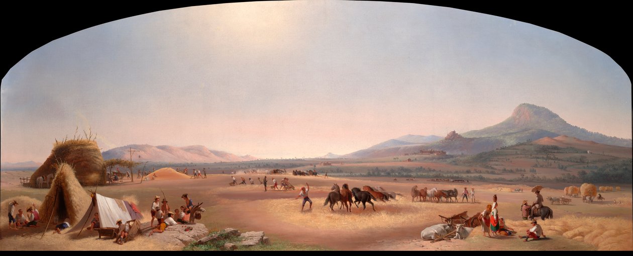 Aratógépek a római Campagna-n alkotó: John Gadsby Chapman