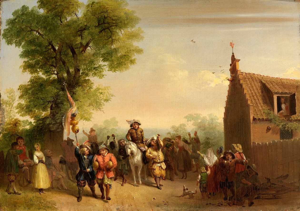 Stoffel Brinkerhoff diadala a keleti hódításaiból való visszatérésekor alkotó: John Gadsby Chapman
