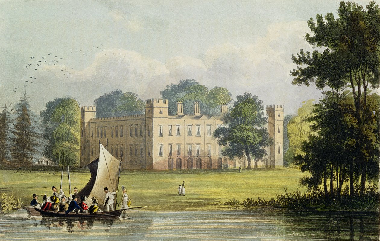 Sion ház, R. Ackermann (1764-1834) „Művészetek Tárából”, 1823-ban (színes metszet) alkotó: John Gendall