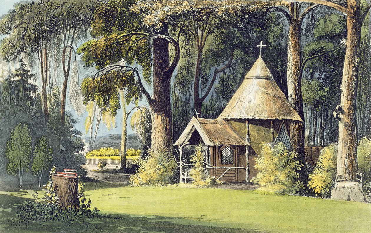 Az Ermitázs, Ackermann Művészeti Tárából, 1809-28 alkotó: John Gendall