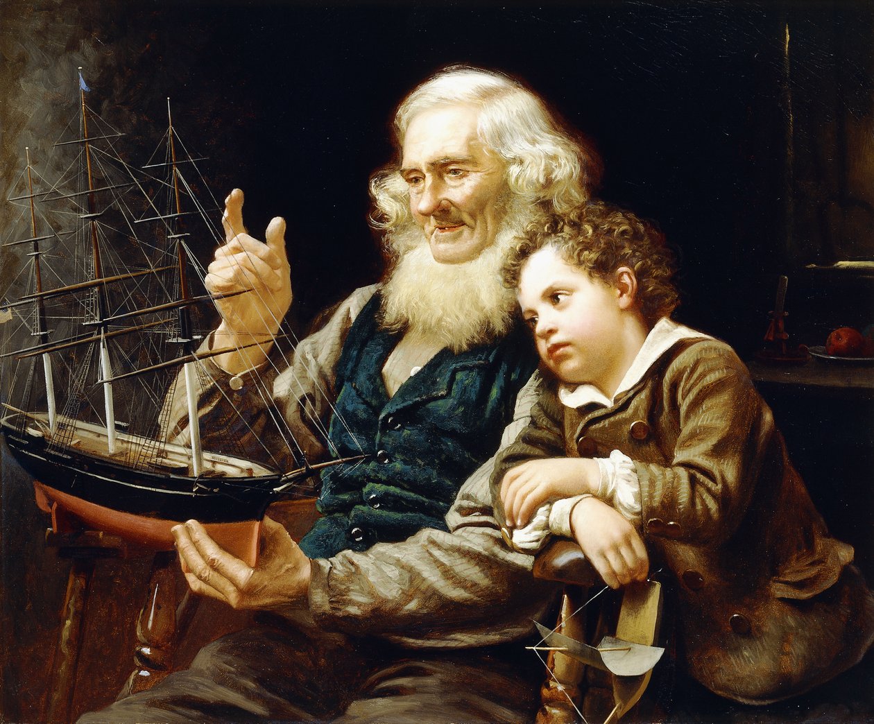 A tenger története, 1883 alkotó: John George Brown
