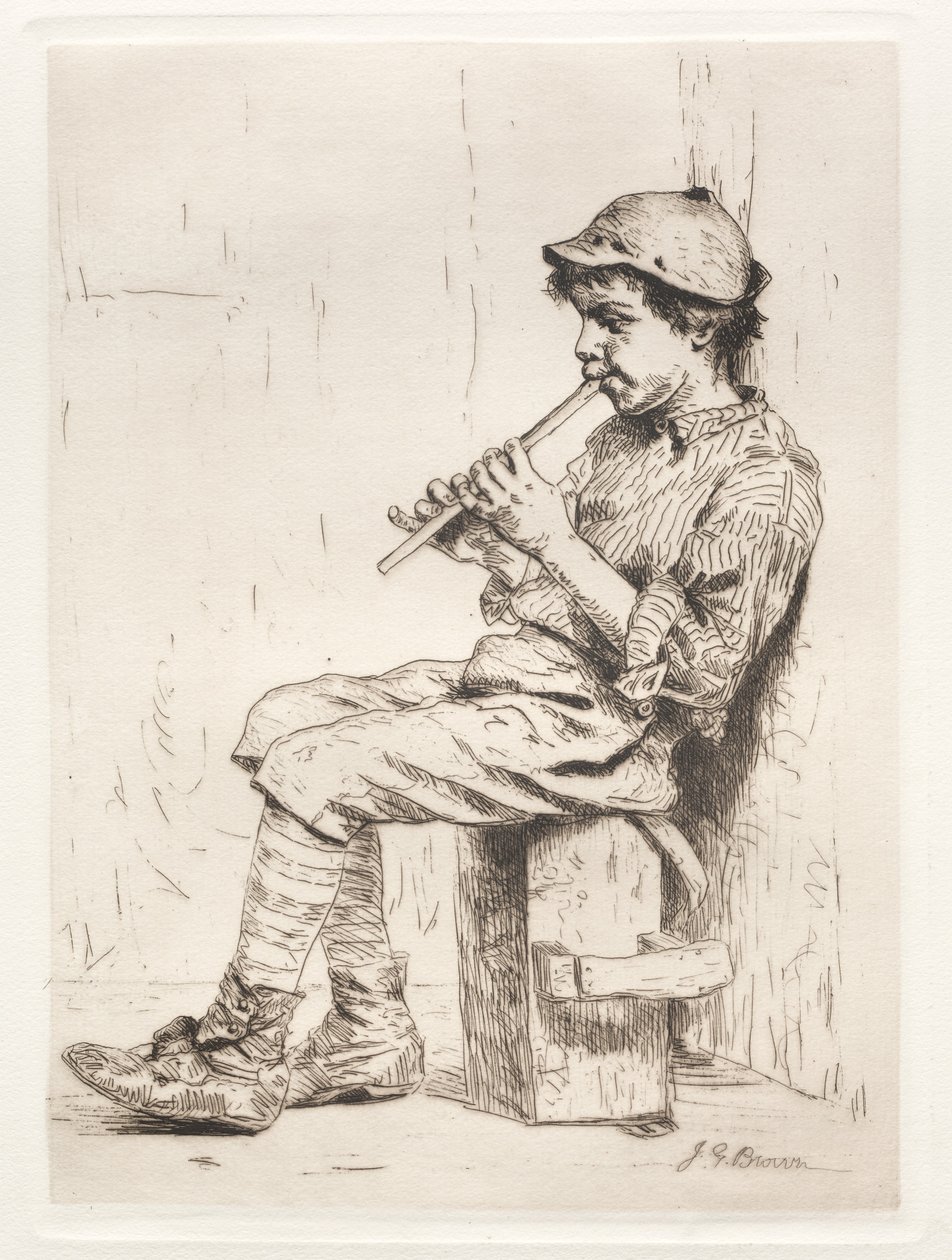 Elhanyagolt üzlet alkotó: John George Brown