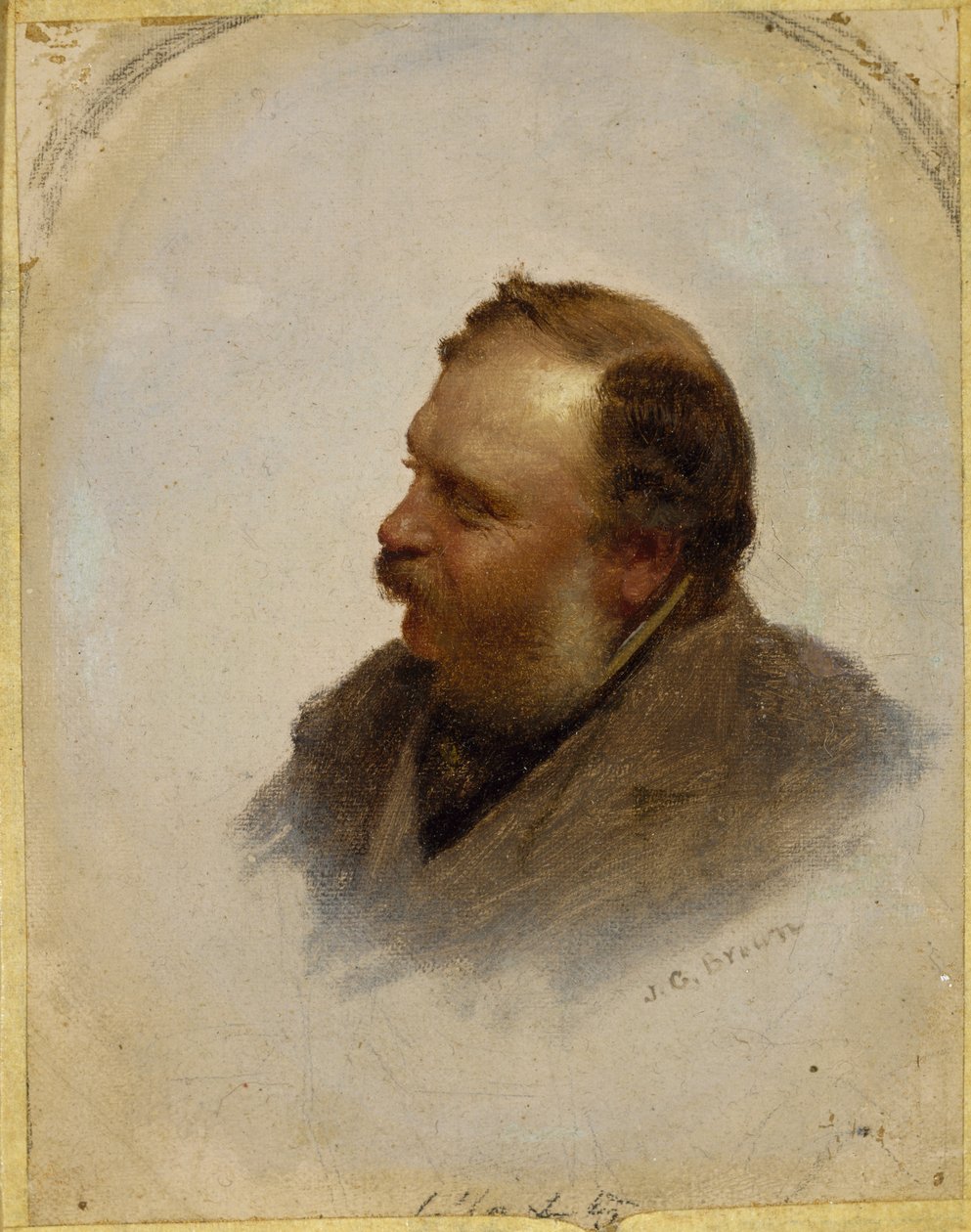 William Brand portréja, c. 1862 alkotó: John George Brown