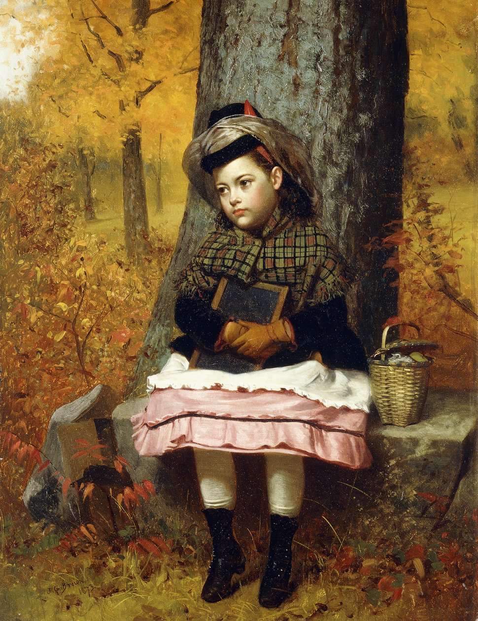 Iskola bekötése, 1873 alkotó: John George Brown