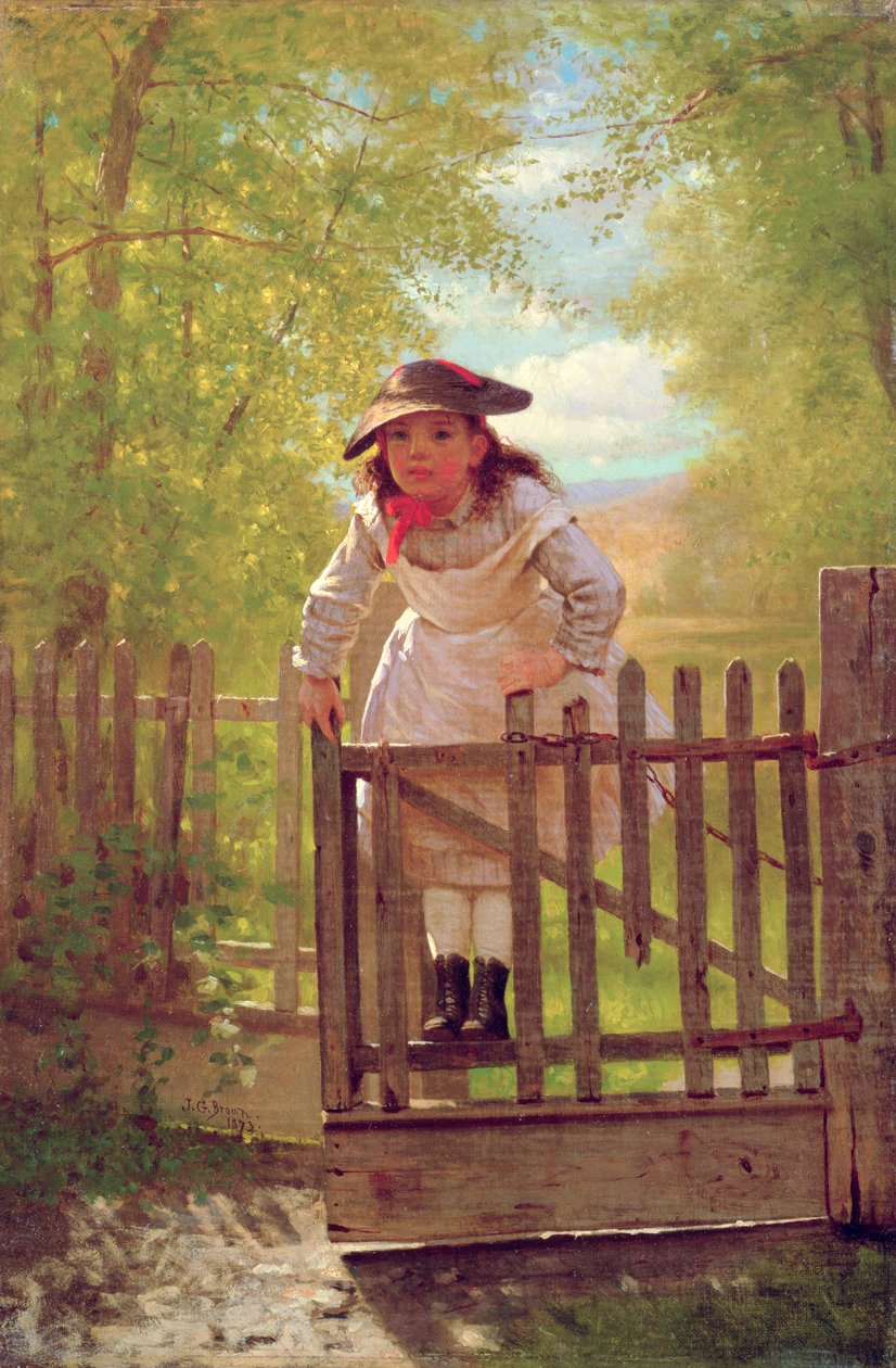 A Tomboy, 1873 alkotó: John George Brown