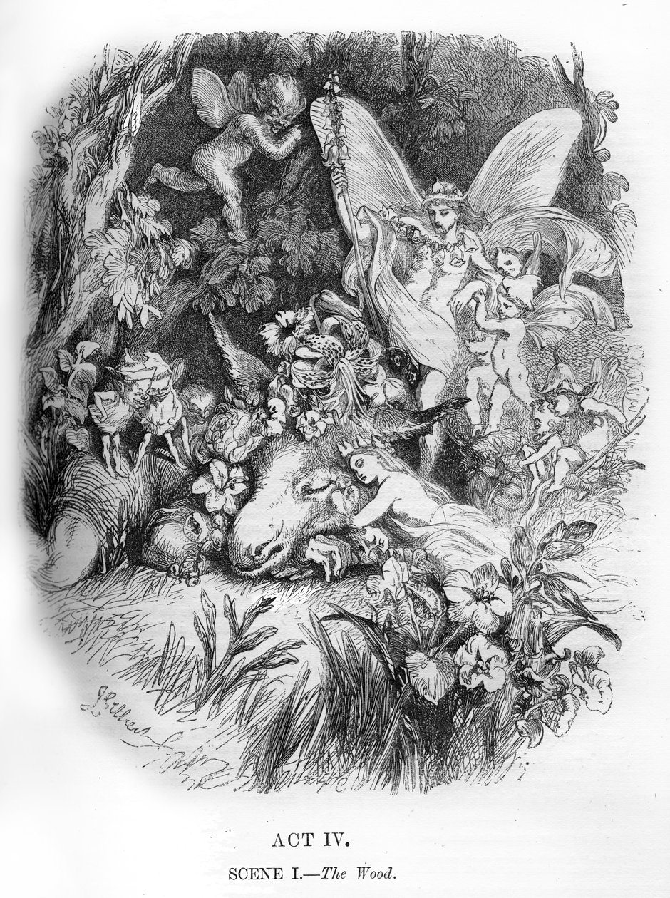 Szentivánéji álom, William Shakespeare alkotó: John Gilbert