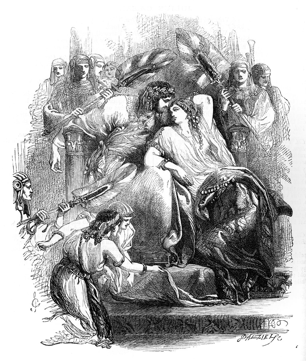 William Shakespeare Antonius és Kleopátra alkotó: John Gilbert