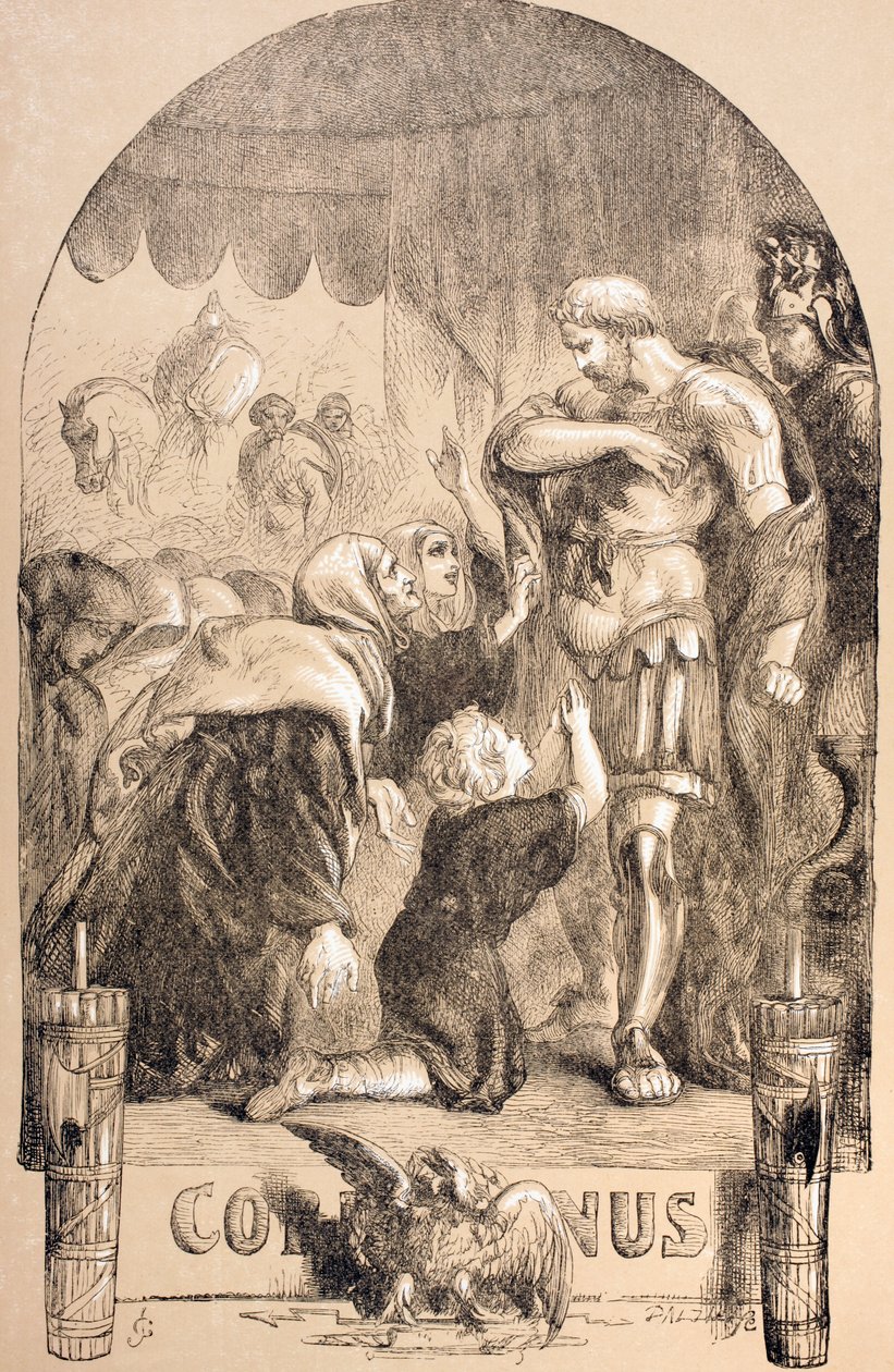 Coriolanus, 1890 alkotó: John Gilbert