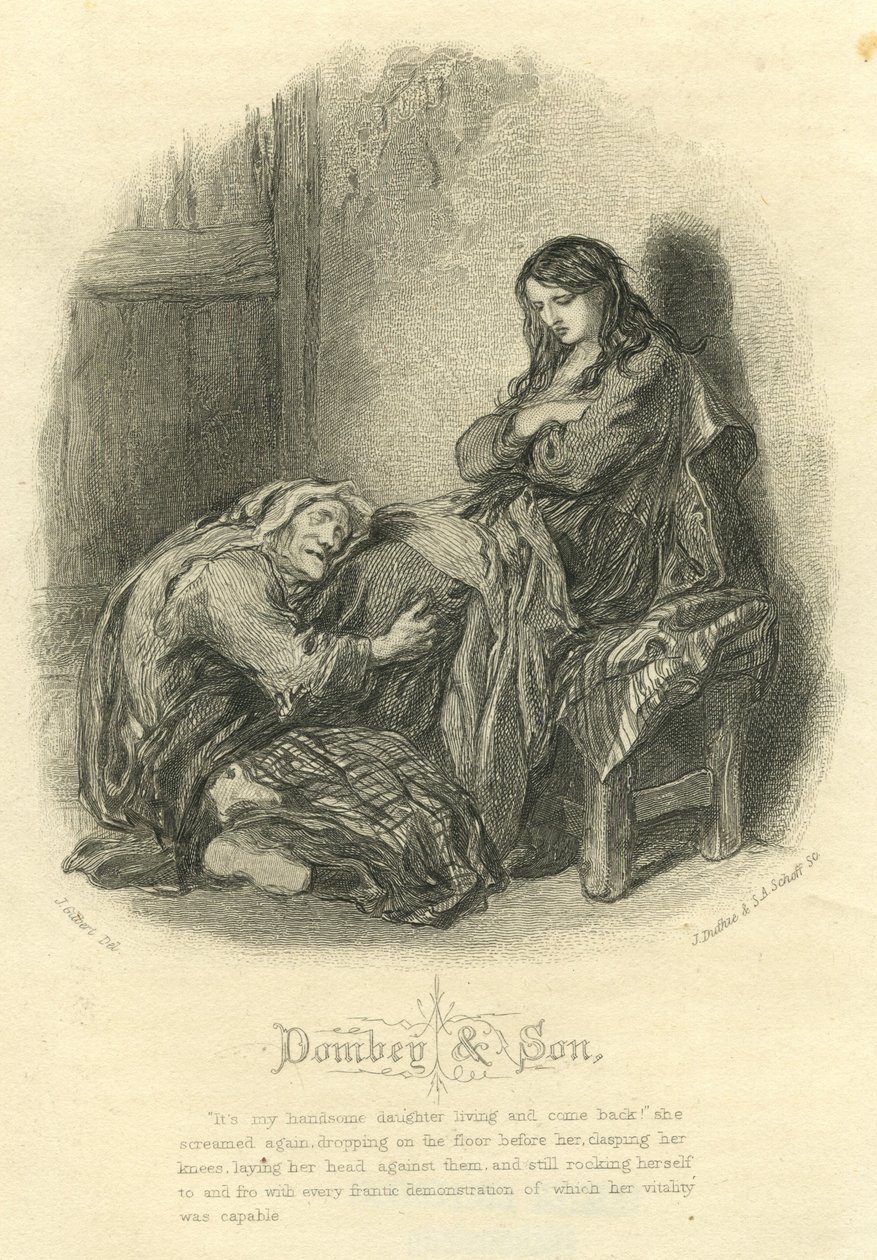 Dombey und Son: Alice Brown és az anyja alkotó: John Gilbert