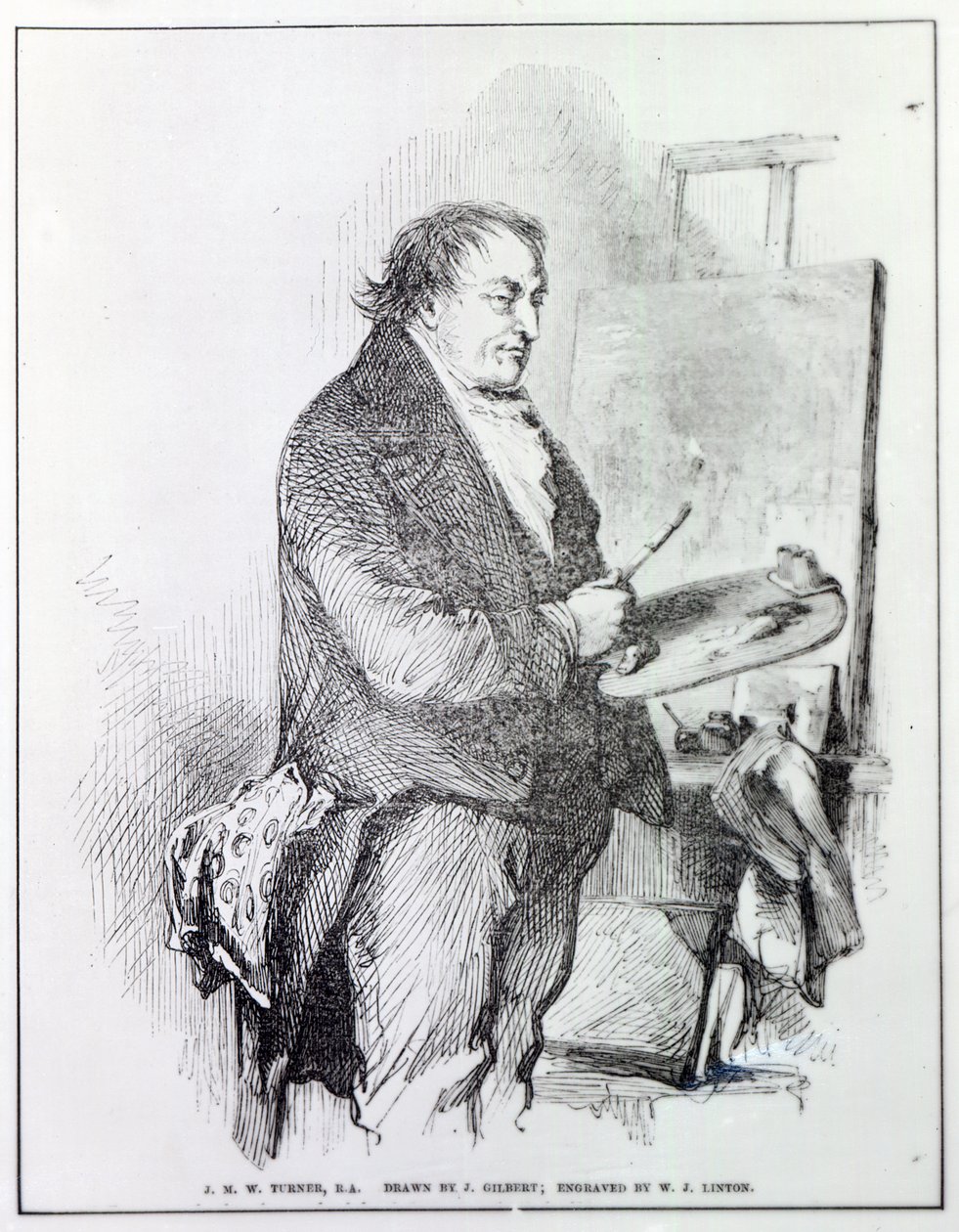 Joseph Mallord William Turner, W.J. Linton metszet, 1837 körül (metszet) alkotó: John Gilbert