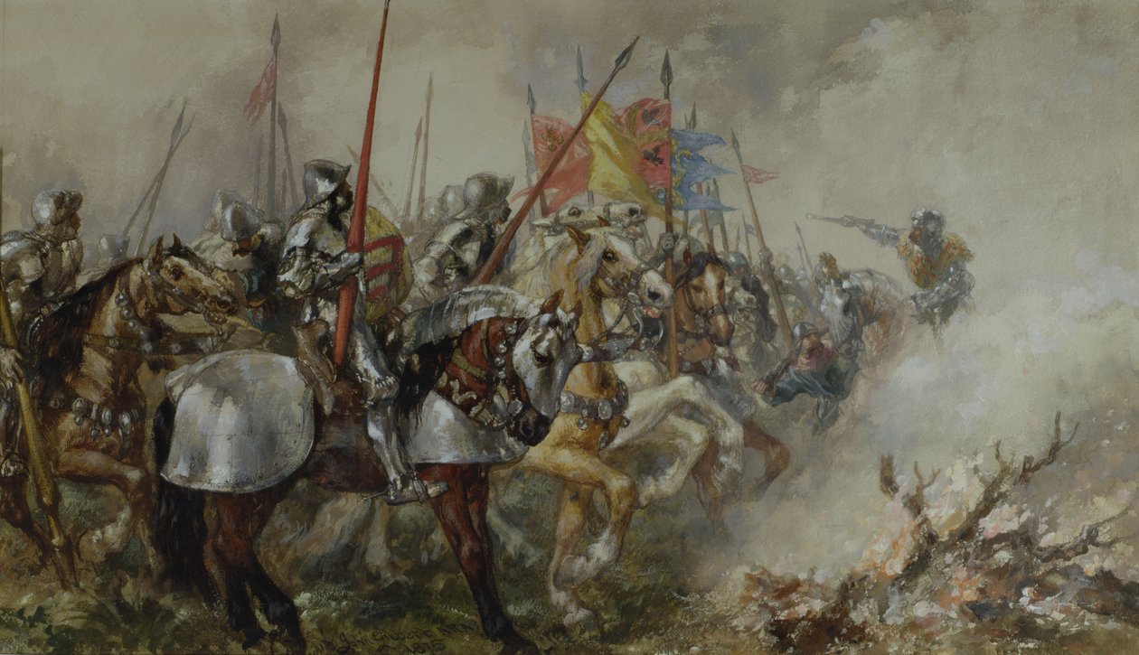V. Henrik király az agincourt-i csatában, 1415 alkotó: John Gilbert