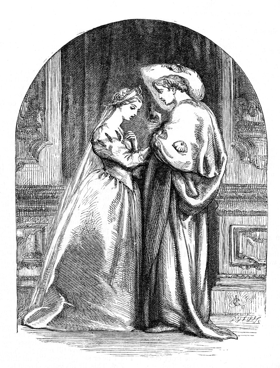 Rómeó és Júlia William Shakespeare-től alkotó: John Gilbert