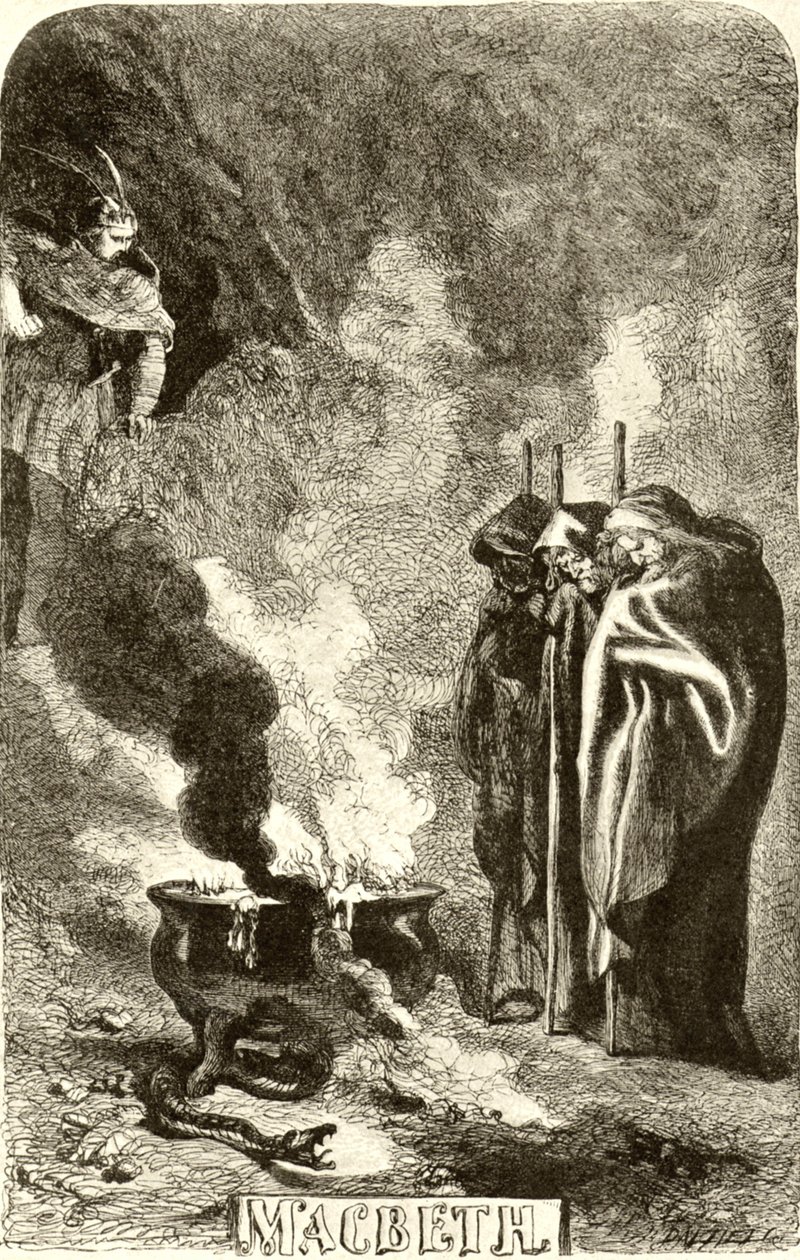 SHAKESPEARE – Macbeth – a három boszorkány alkotó: John Gilbert