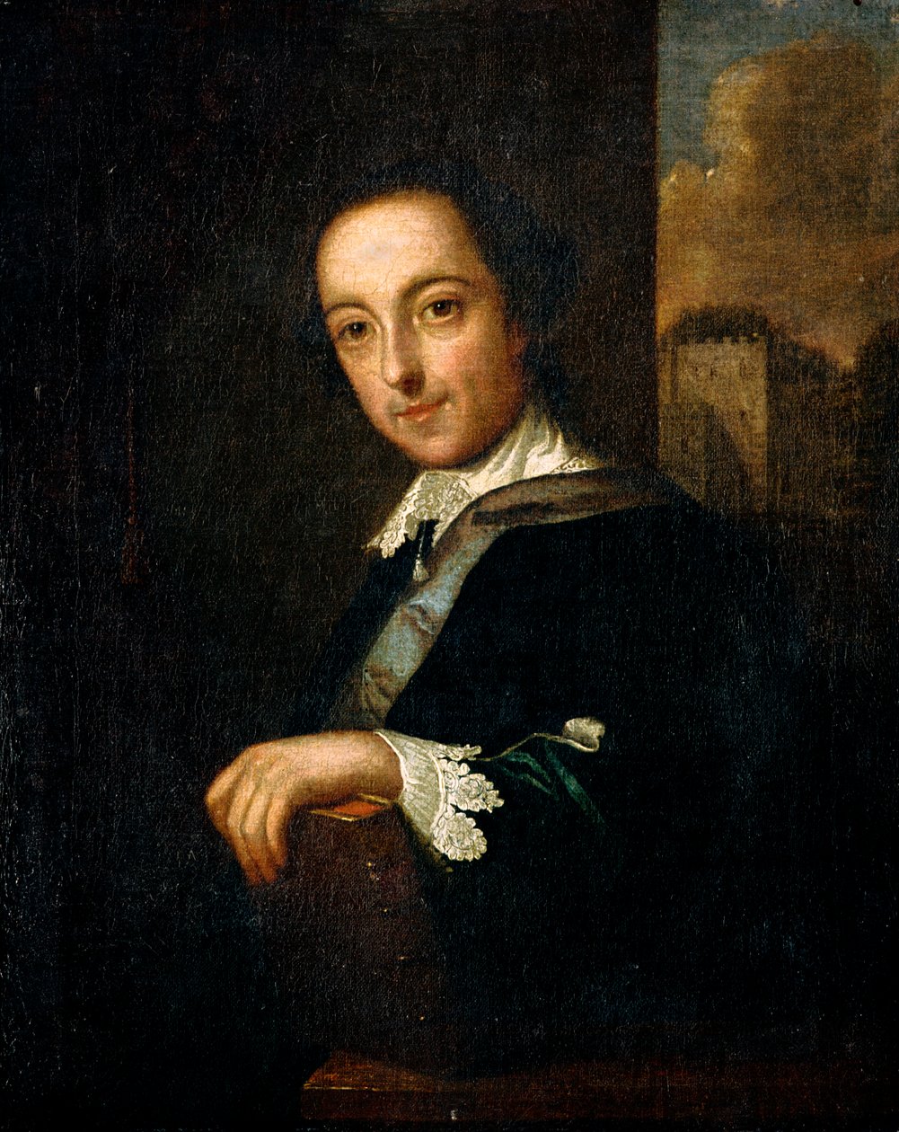 Horace Walpole, Orford 4. grófja, angol történész, antikvárius és politikus, 1754 alkotó: John Giles Eccardt