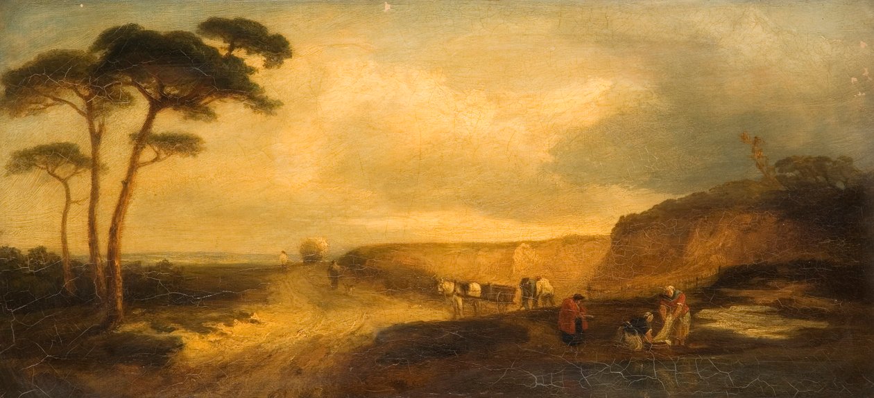 Táj figurákkal alkotó: John Glen Wilson