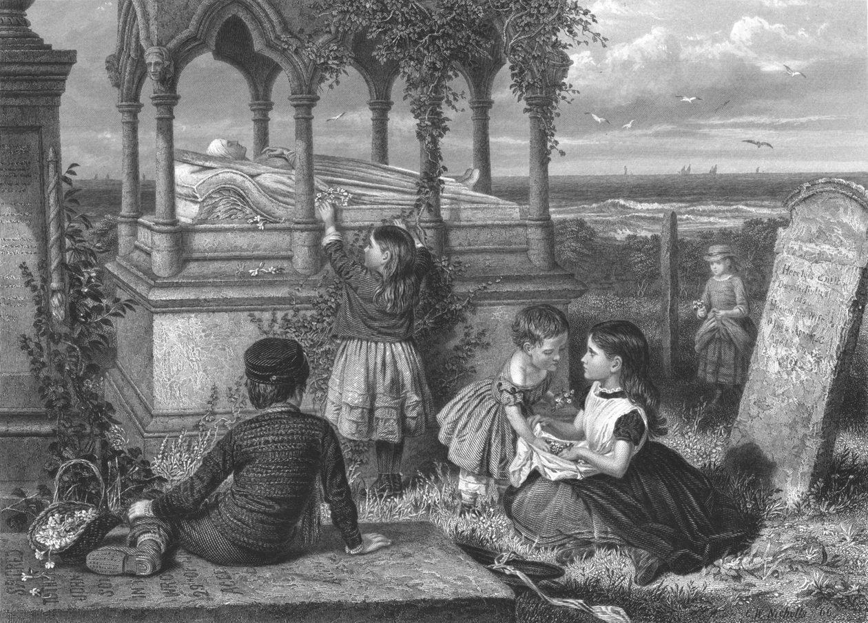 Grace Darling sírja, 1851-1886 alkotó: John Godfrey