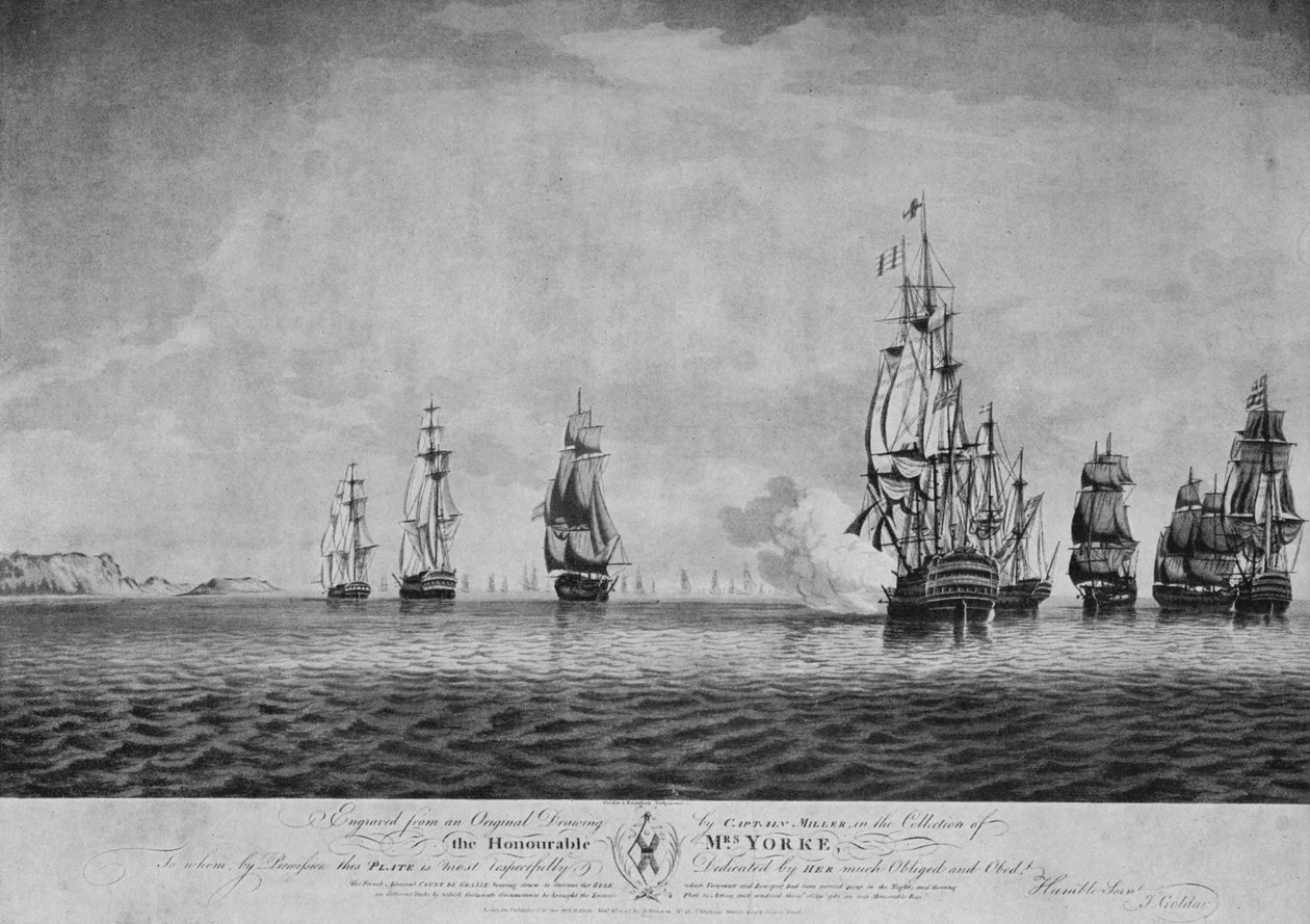 A szentek csatája, 1795 alkotó: John Goldar