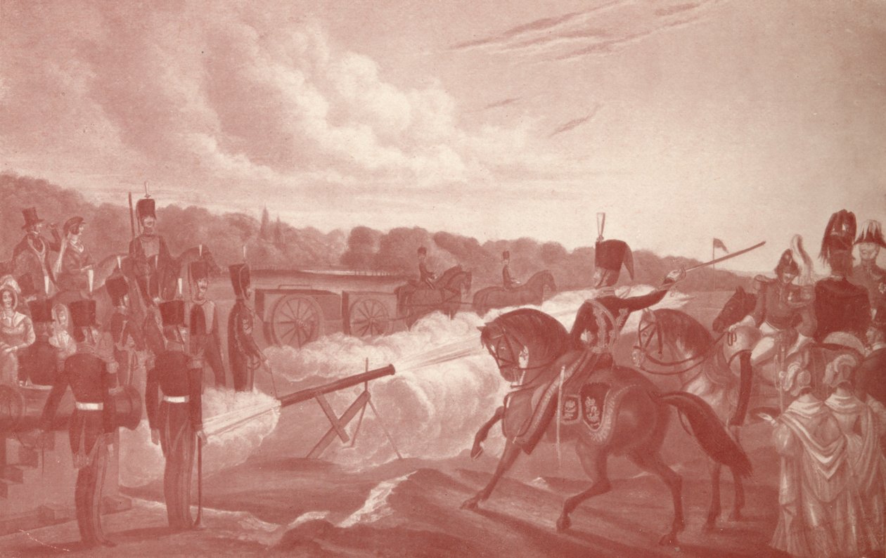 Rakétagyakorlat a mocsarakban, 1845, 1909 alkotó: John Grant