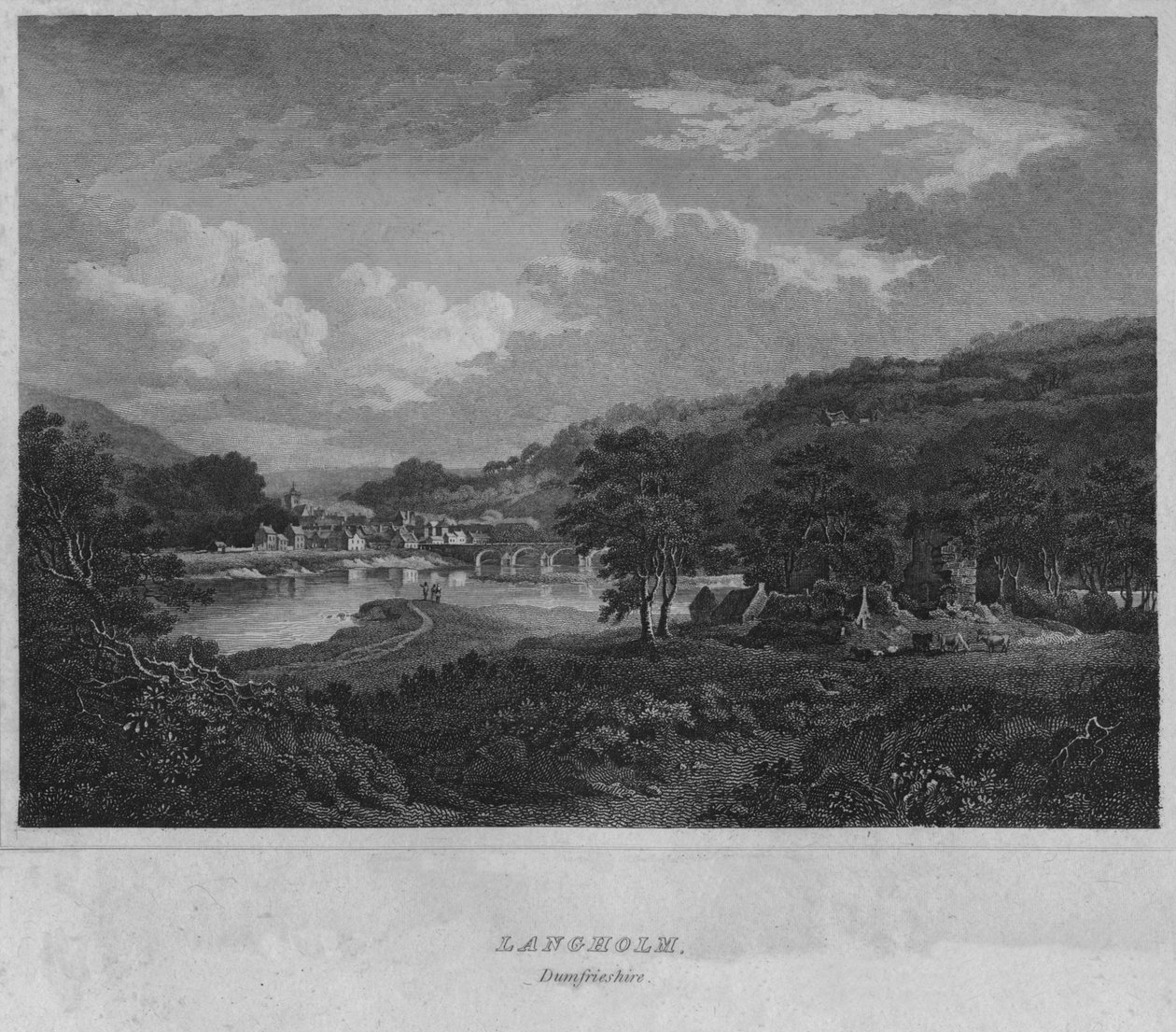 Langholm, Dumfrieshire, 1814 alkotó: John Greig