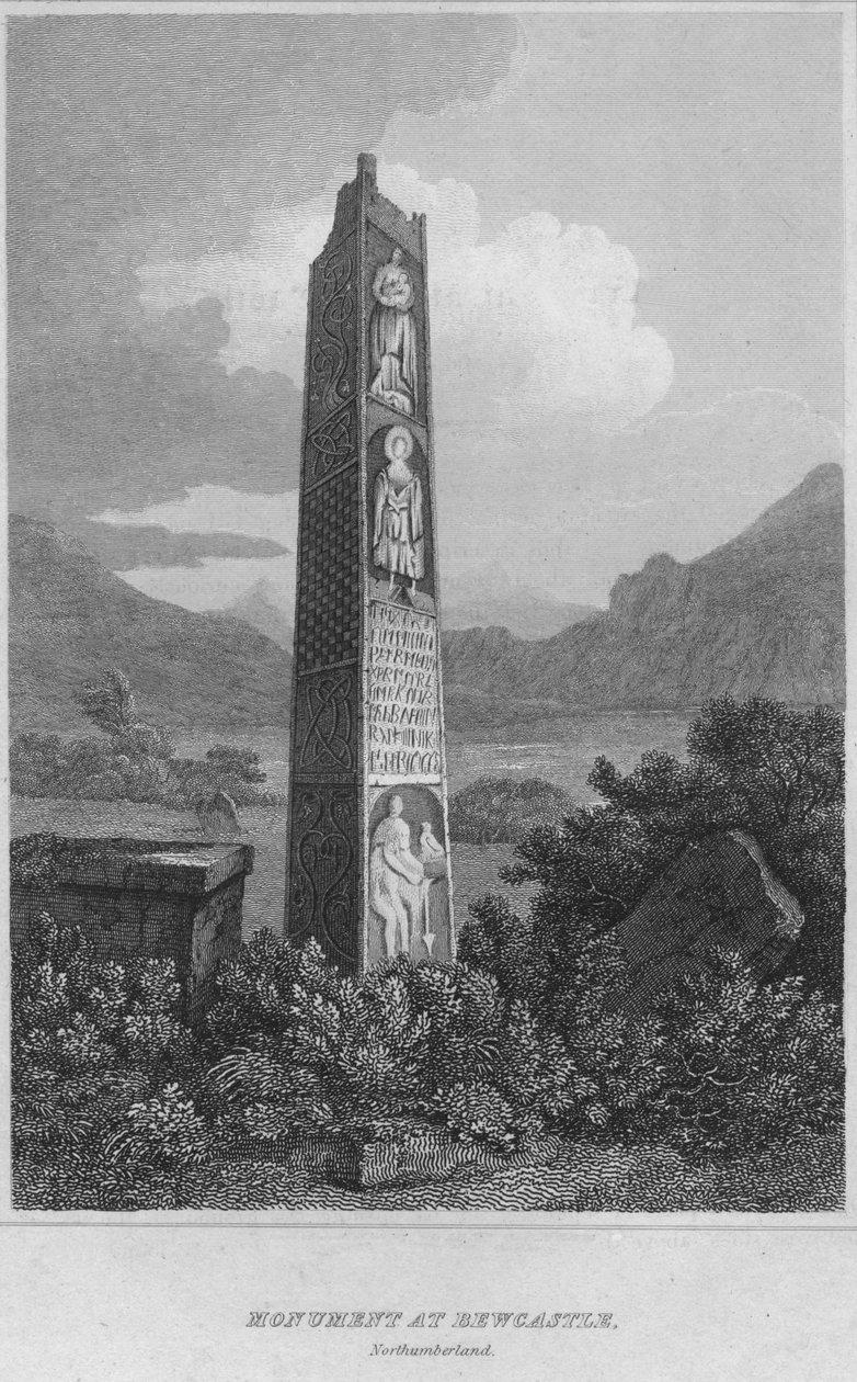 Emlékmű a Bewcastle-ben. Northumberland, 1814 alkotó: John Greig