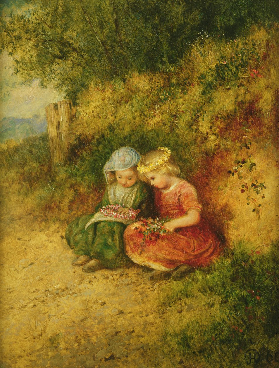 Csajok az erdőben, 1860 alkotó: John H. Dell