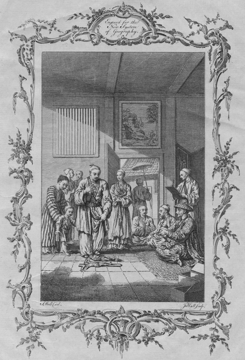 Megváltónk és Szűz Mária képeinek taposása, 1765 alkotó: John Hall