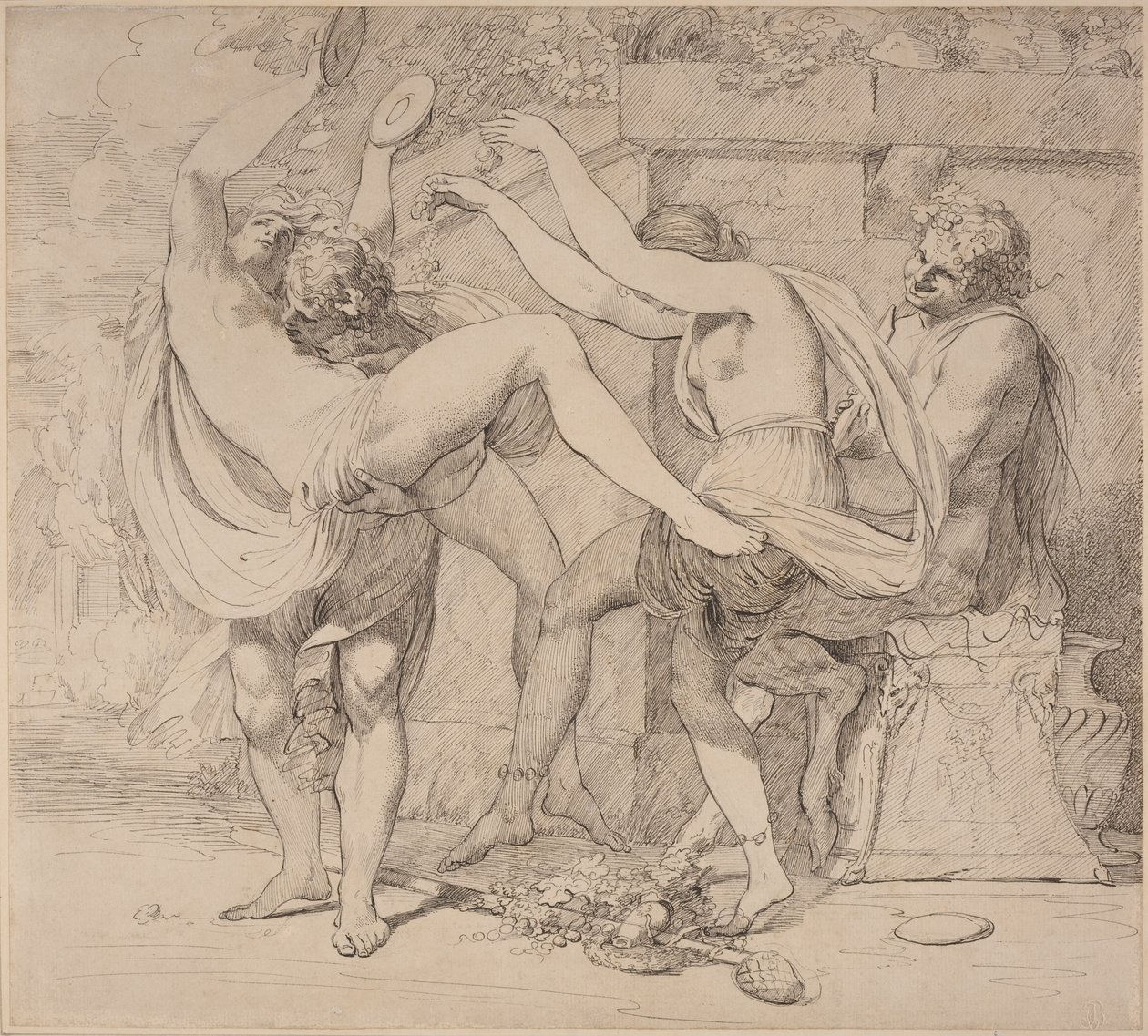 Bacchanáli alkotó: John Hamilton Mortimer